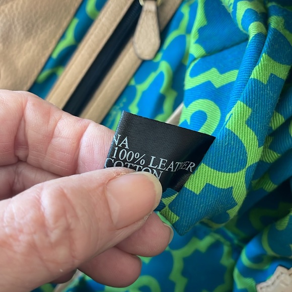 orYANY Tan Leather Satchel Like New! - Picture 14 of 16